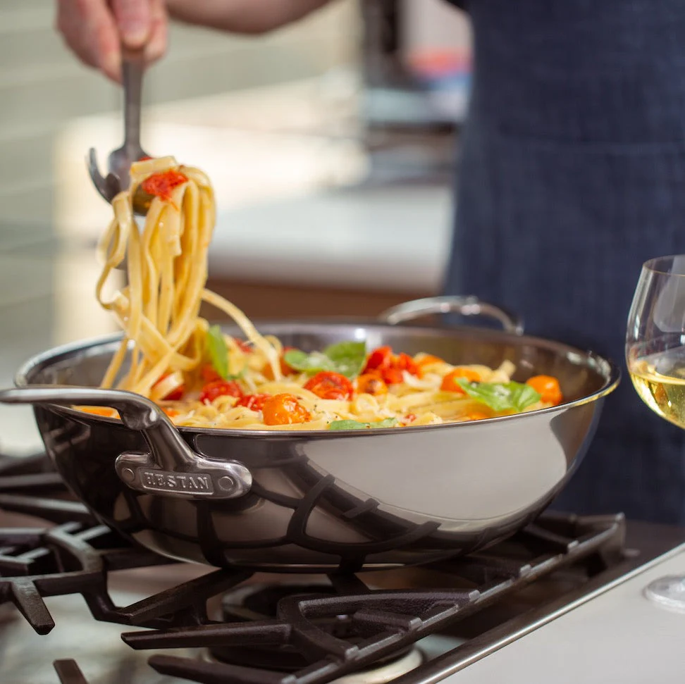 Hestan NanoBond Titanium Induction Chef's Pan, 36cm/7.2L - Image 3