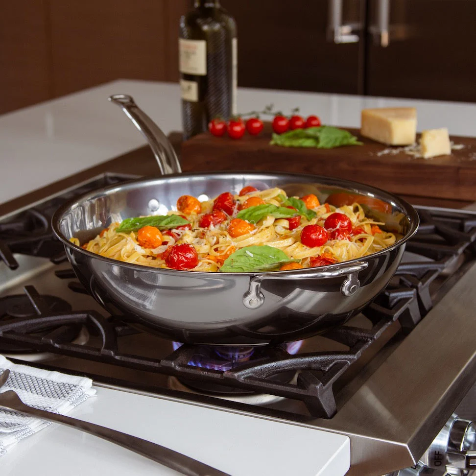 Hestan NanoBond Titanium Induction Chef's Pan, 36cm/7.2L - Image 4