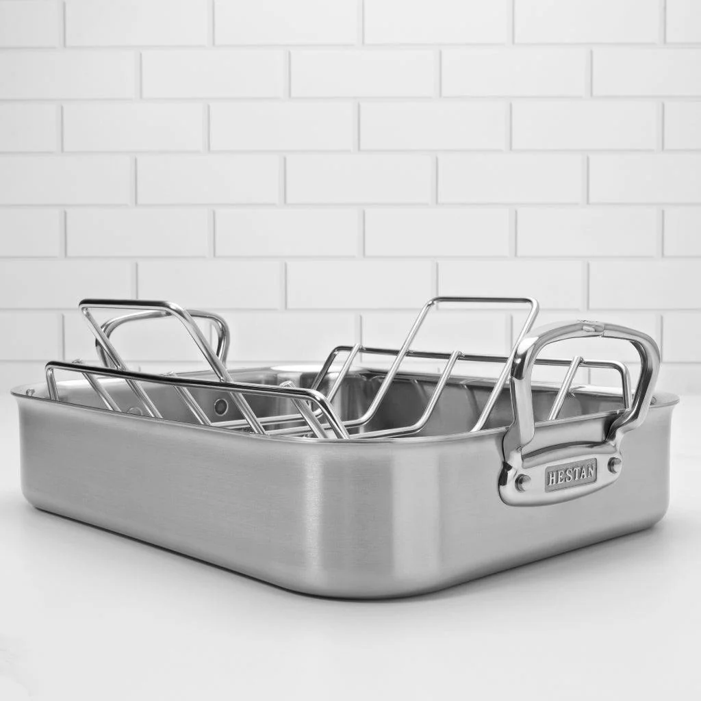 Hestan Classic Roasting Tray & Rack: Small - 37cm x 31cm x 7.5cm - Image 10
