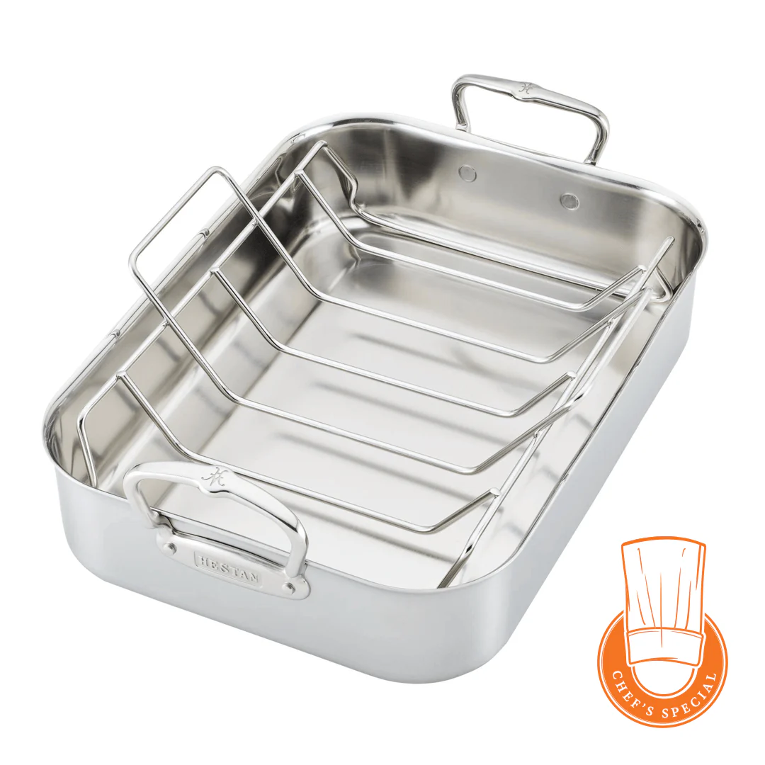 Hestan Classic Roasting Tray & Rack: Small - 37cm x 31cm x 7.5cm - Image 15