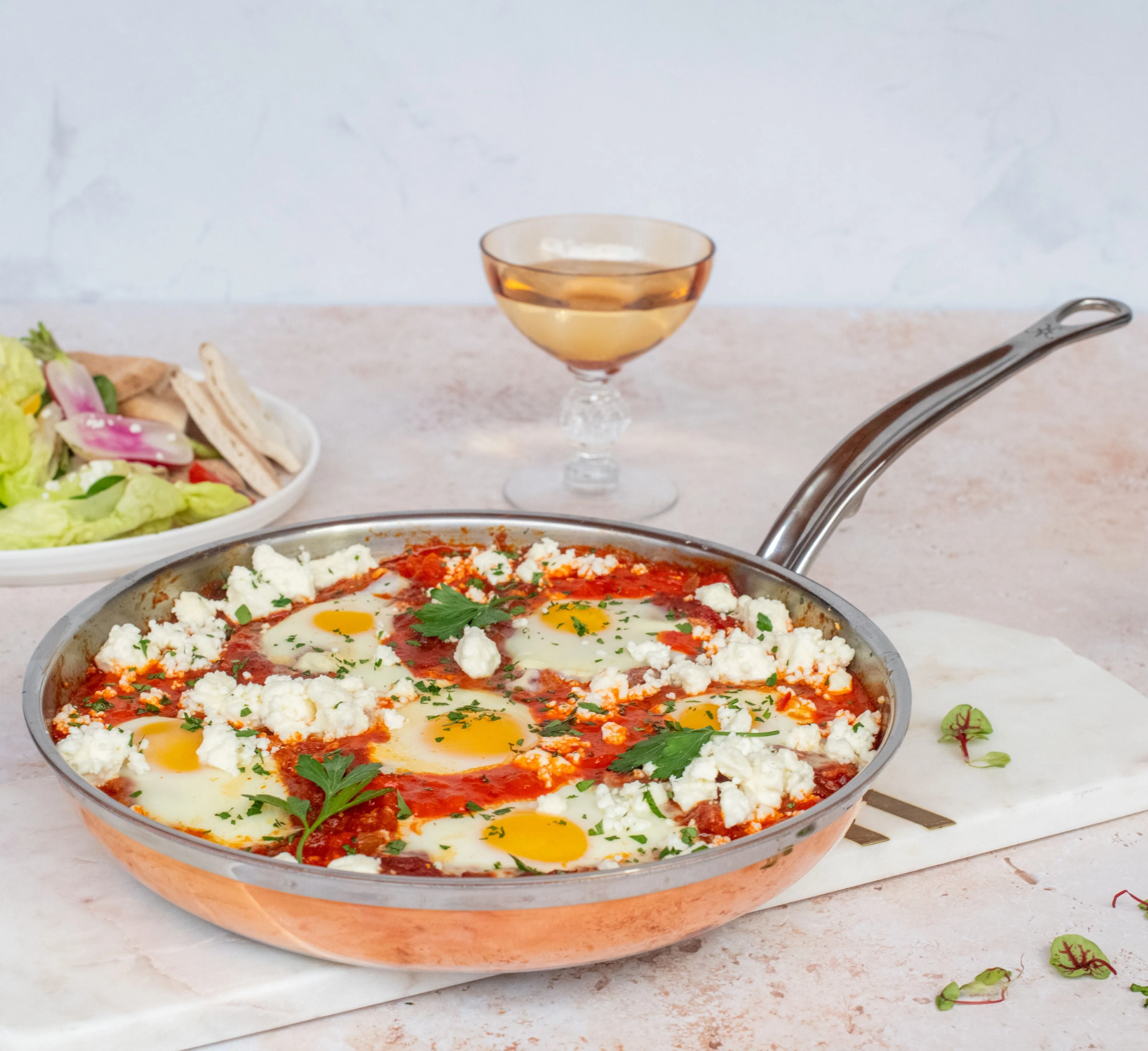 Hestan CopperBond Induction Copper Skillets - Small, Medium & Large - Image 4