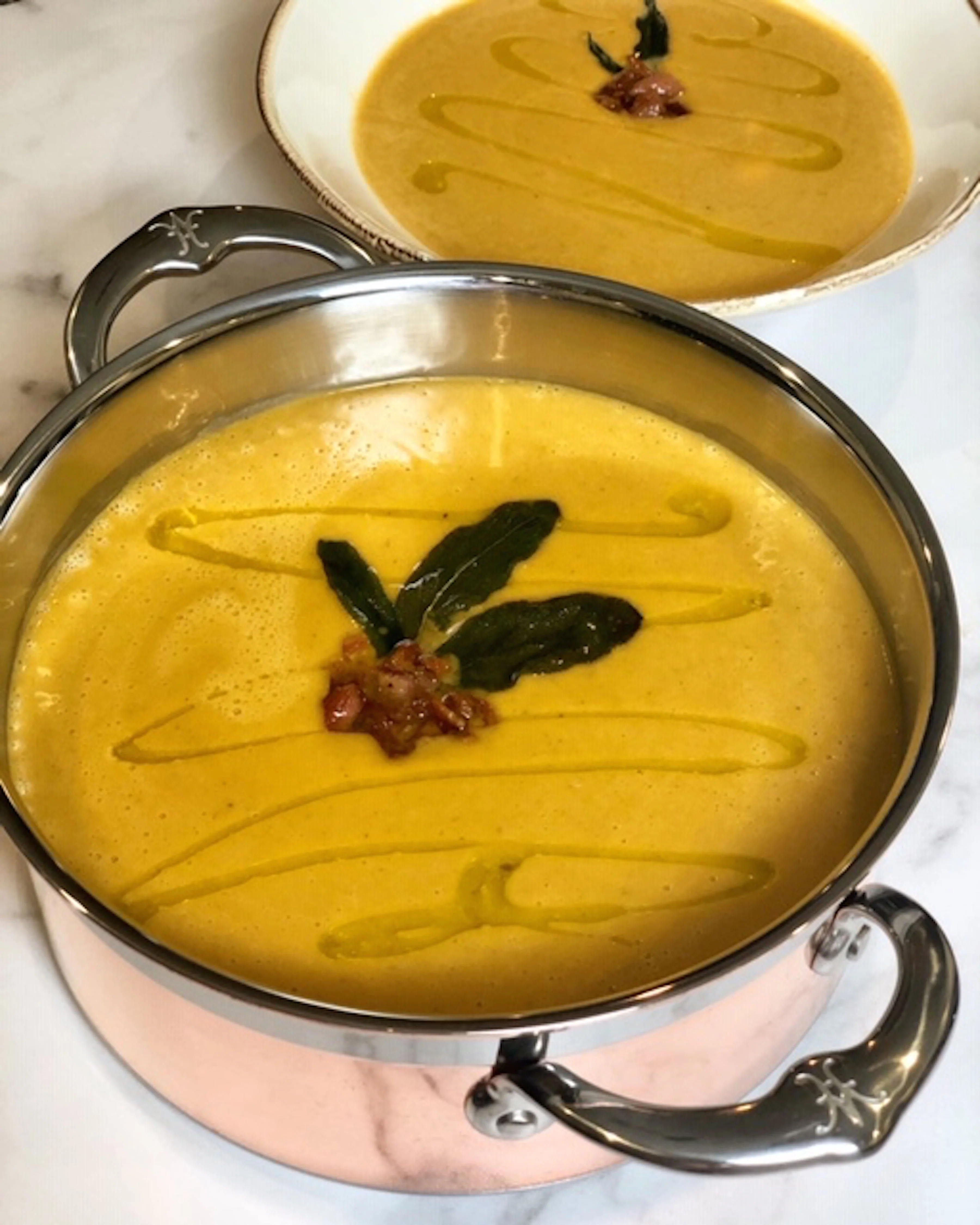 Hestan CopperBond Induction Copper Skillet, Saucepan, Soup Pot & Lids Set: 5 Piece - Image 9