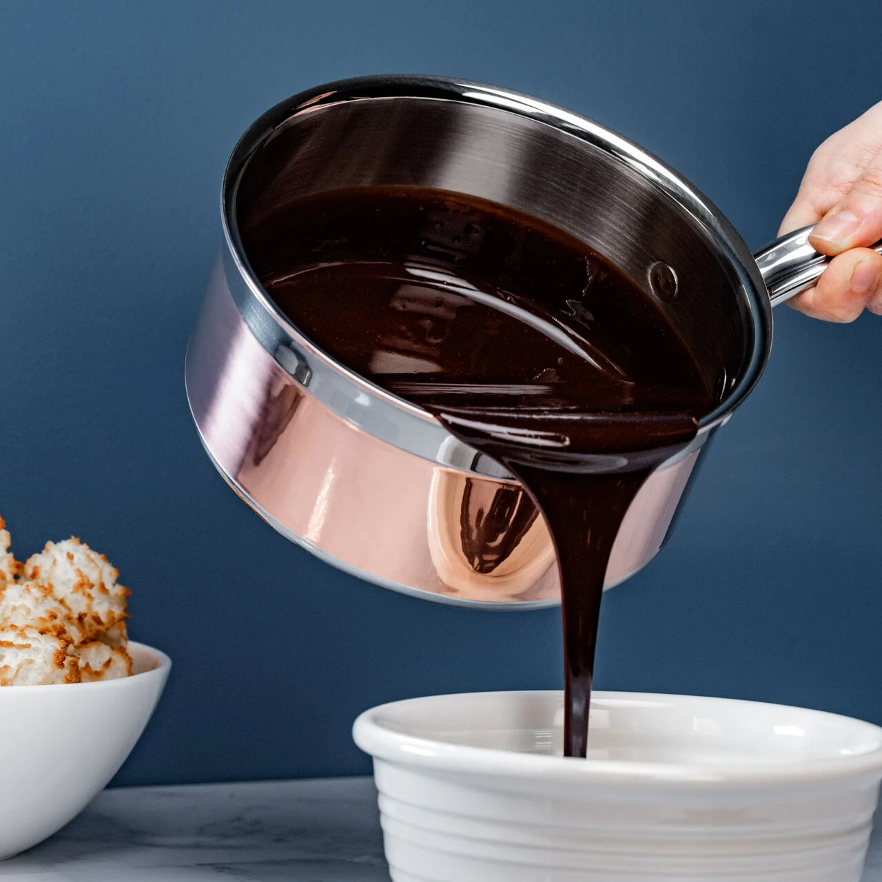 Hestan CopperBond Induction Copper Skillet & Saucepans & Lids Set: 7 Piece - Image 7