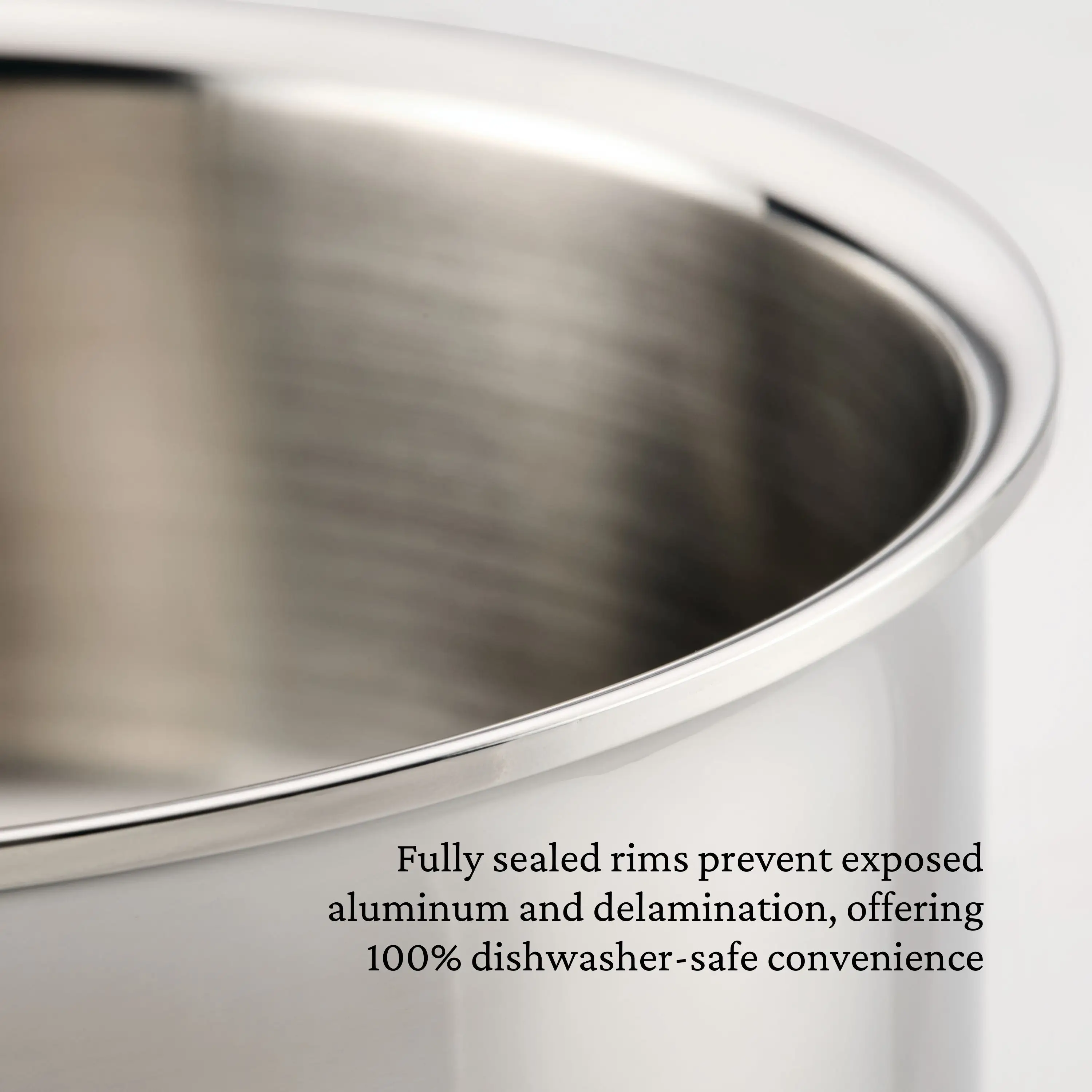 ProBond® Luxe Induction Stainless Steel Saucepan with Lid & Helper Handle - 22cm - Image 3