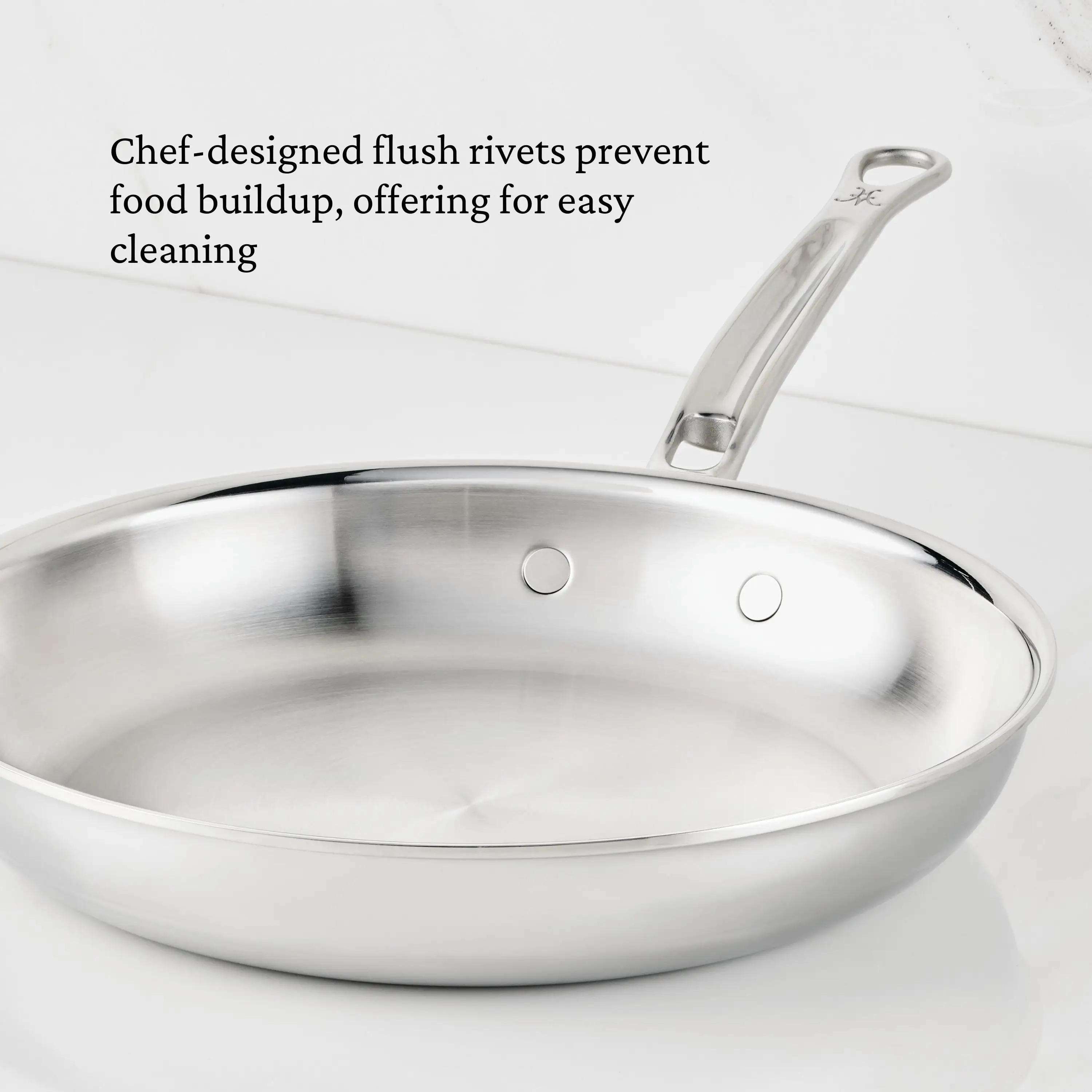 Hestan ProBond® Luxe Induction Stainless Steel Skillet - Small, Medium & Large - Image 8