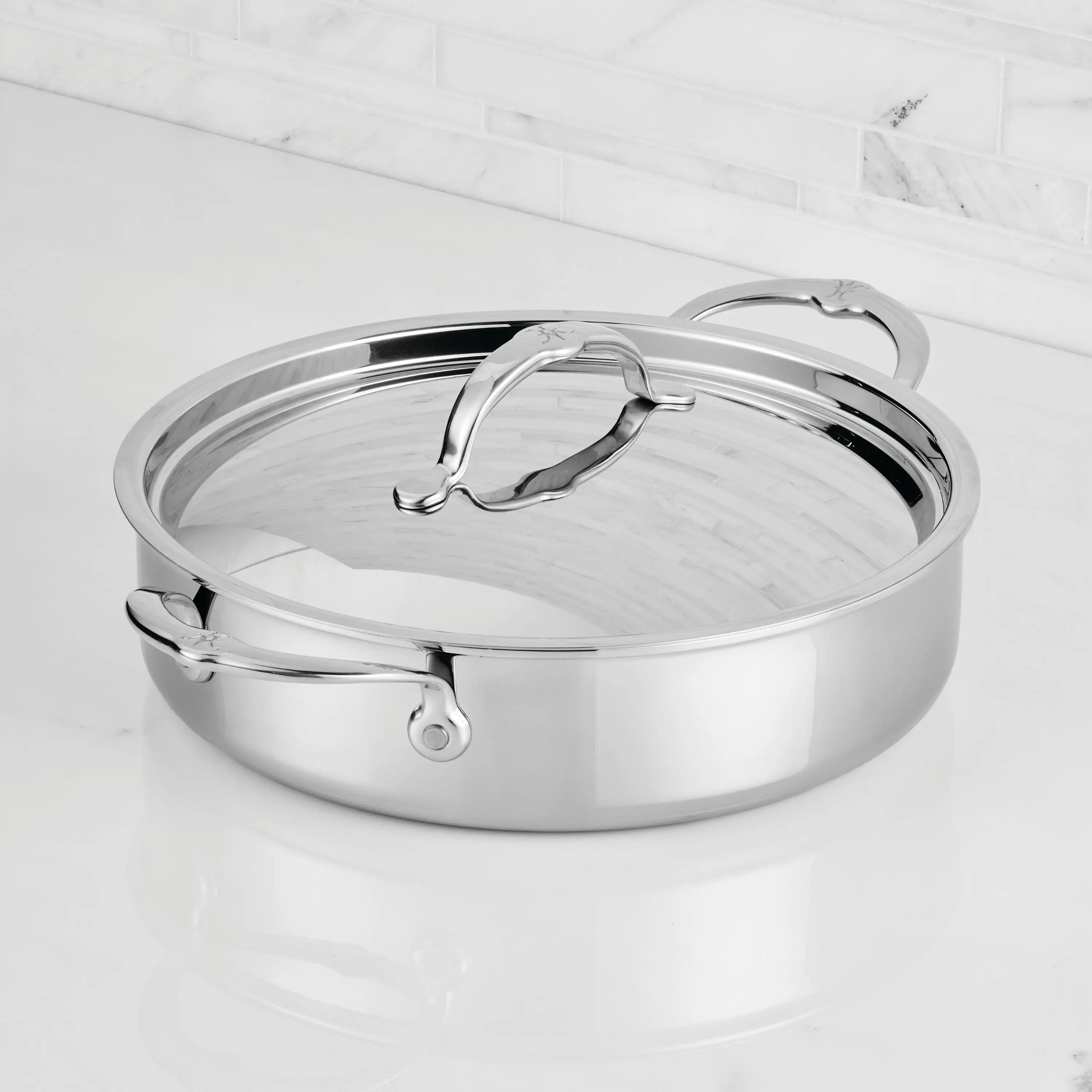 Hestan ProBond® Luxe Stainless Steel Sauteuse Braiser & Lid - 26cm - Image 7