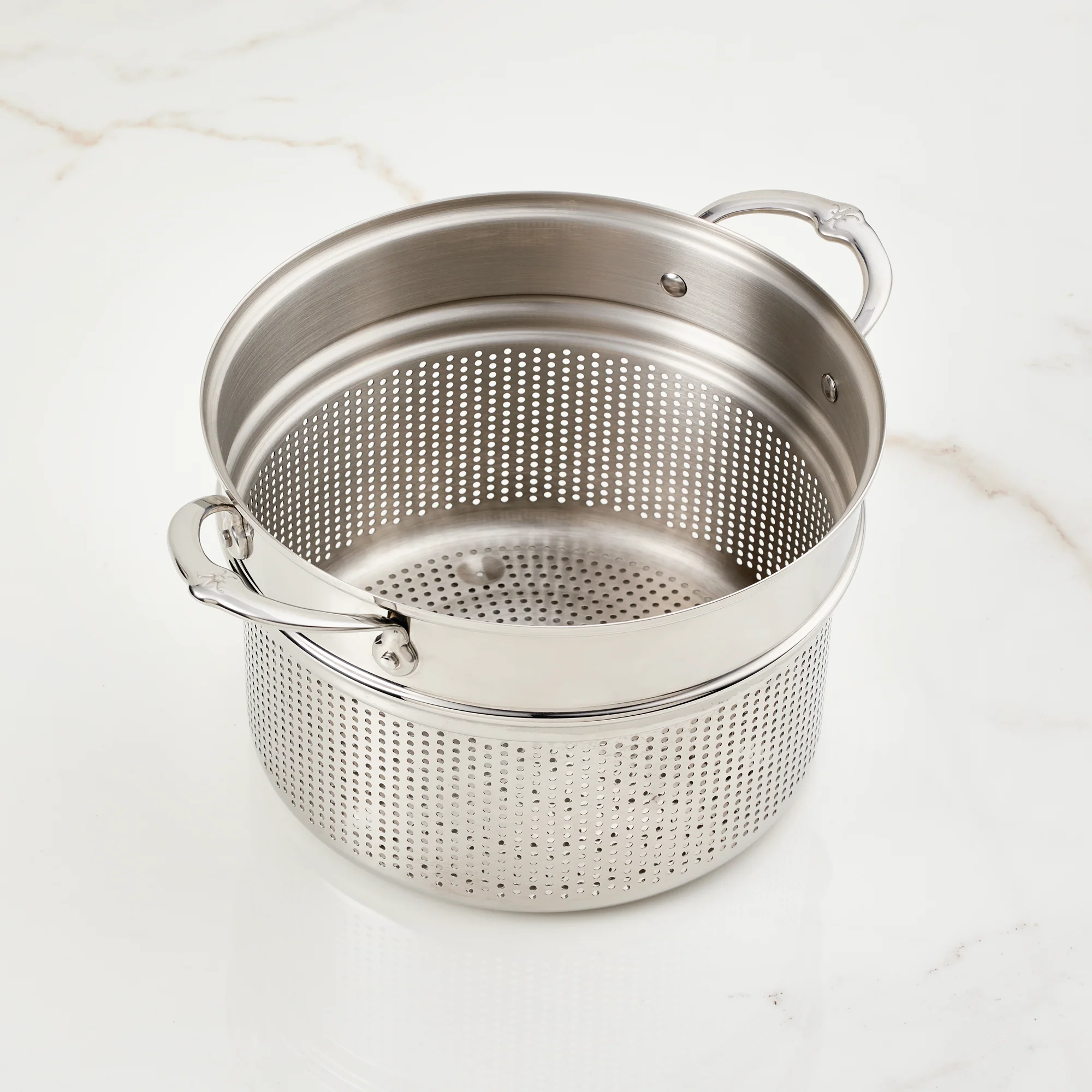 Hestan Stainless Steel Pasta Insert - Fits 26cm/7.6L Stockpots - Image 5
