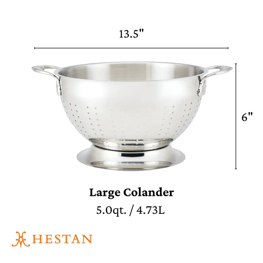 Hestan Provisions Stainless Steel Colander - 4.7L - Image 8