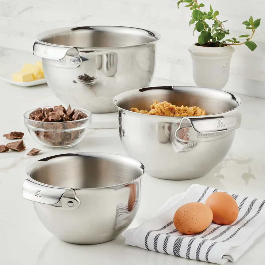 Hestan Provisions Stainless Steel Mixing Bowl Set - 3 Pieces - Image 3