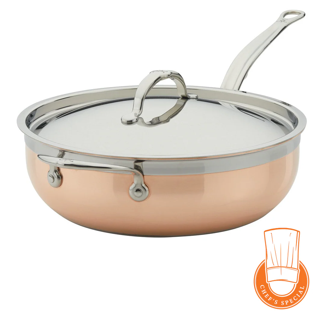 Hestan CopperBond Induction Copper Essential Pans - Medium (3.3L) & Large (4.7L) - Image 9