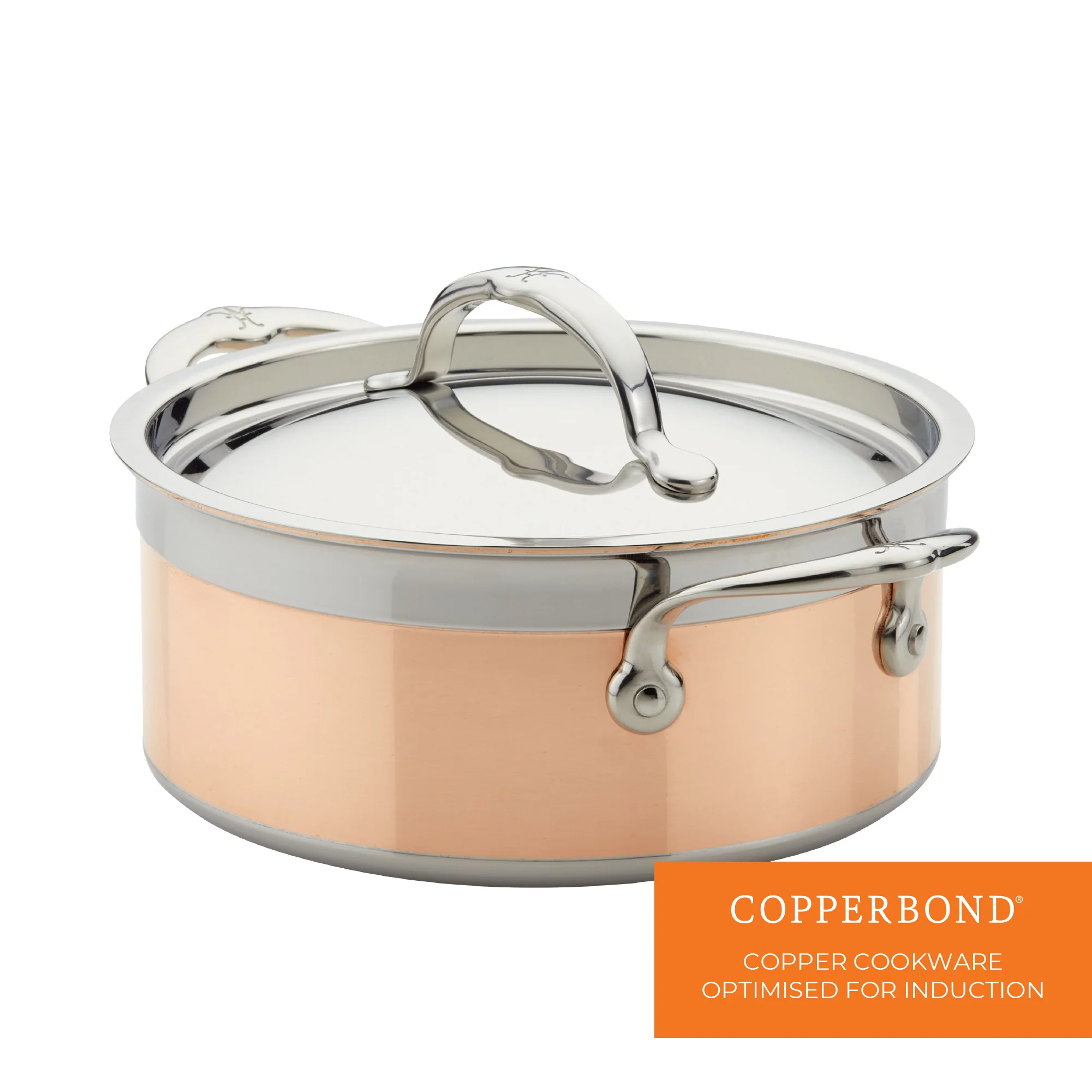 Hestan CopperBond Induction Copper Soup Pot & Lid - 20cm (2.8L) - Image 7