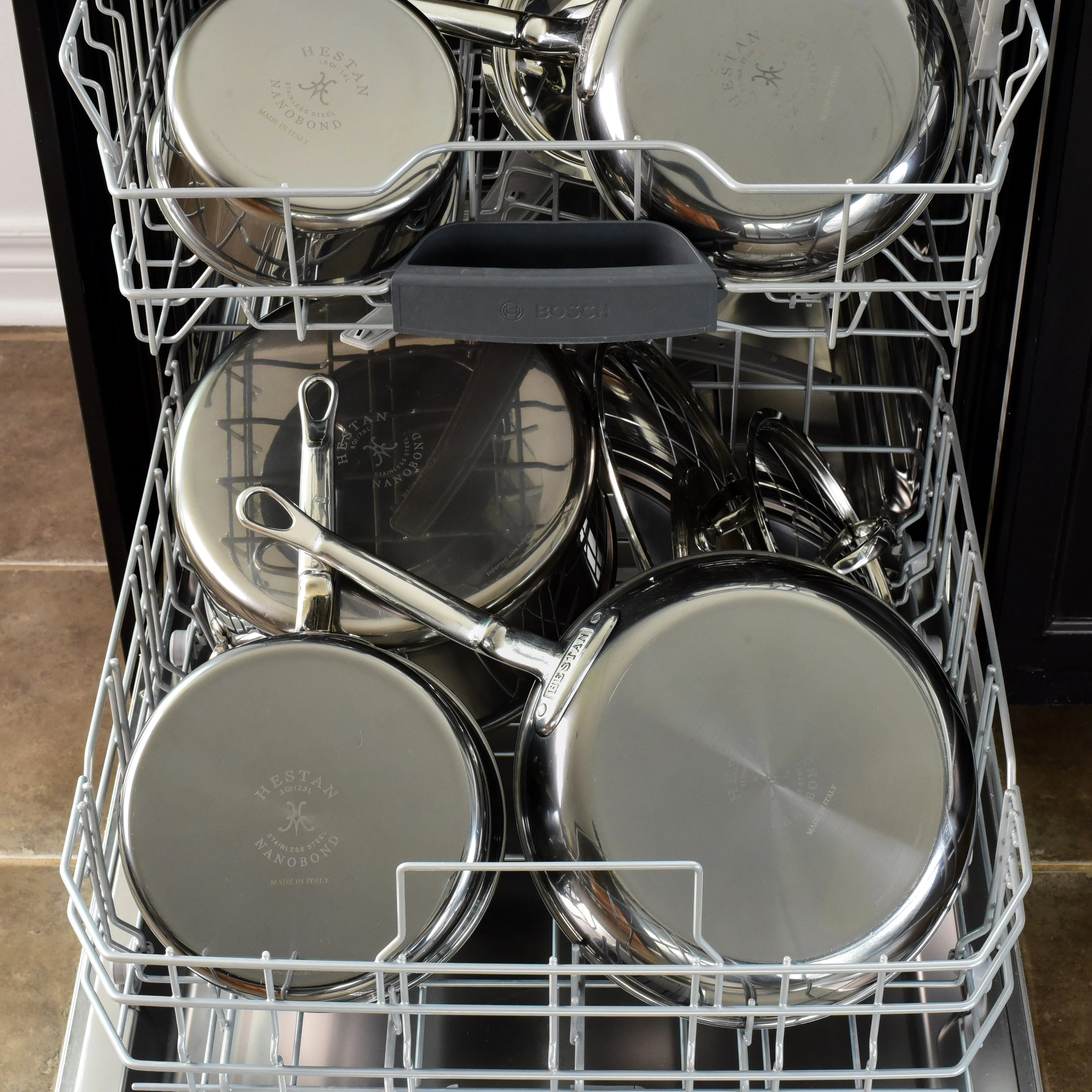 Hestan NanoBond Titanium Induction Skillets, Saucepans & Lids, Stock Pot & Sauté Pan Set: 10 Piece - Image 5