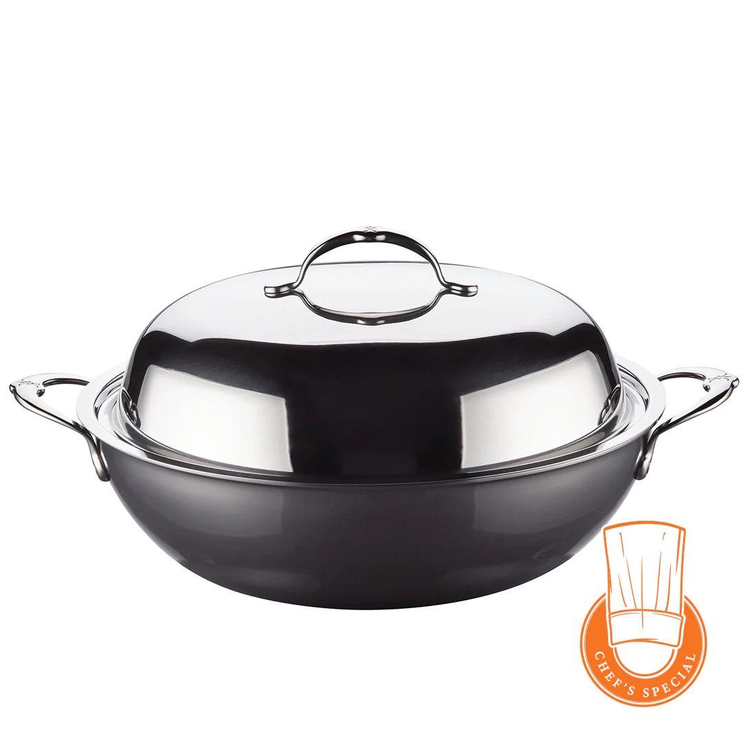 Hestan NanoBond Titanium Induction Wok & Lid - 36cm/4.7L - Image 7