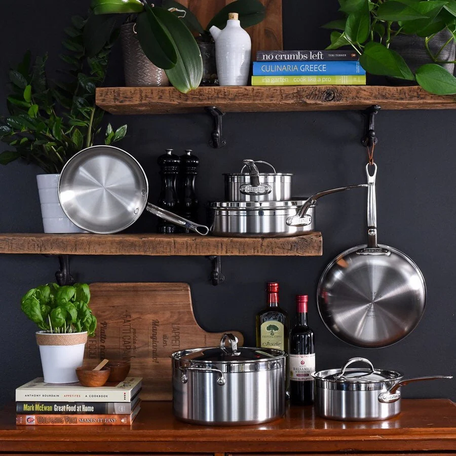 Hestan ProBond Induction Stainless Steel Pan Set: 10 Piece - Image 3