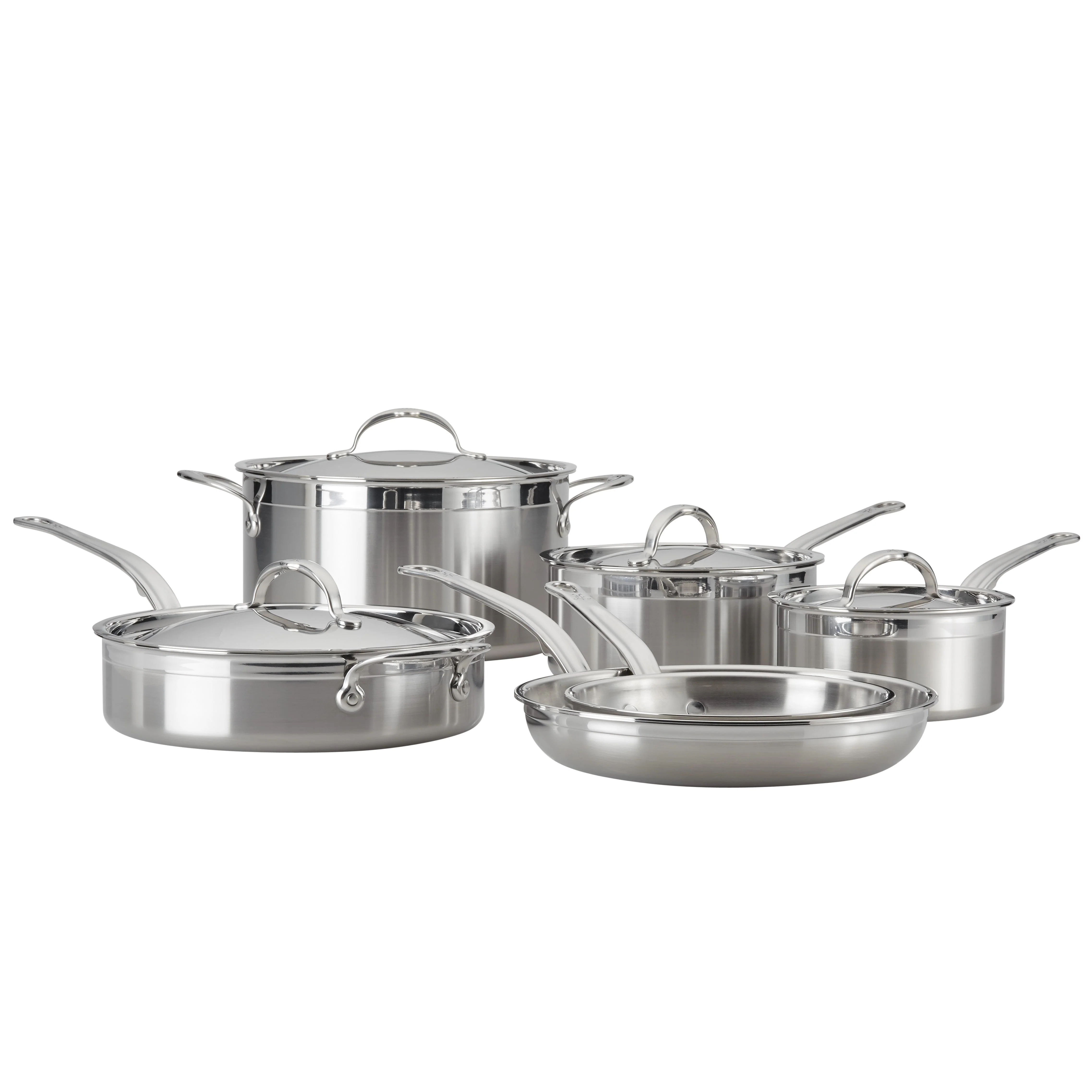 Hestan ProBond Induction Stainless Steel Pan Set: 10 Piece - Image 7