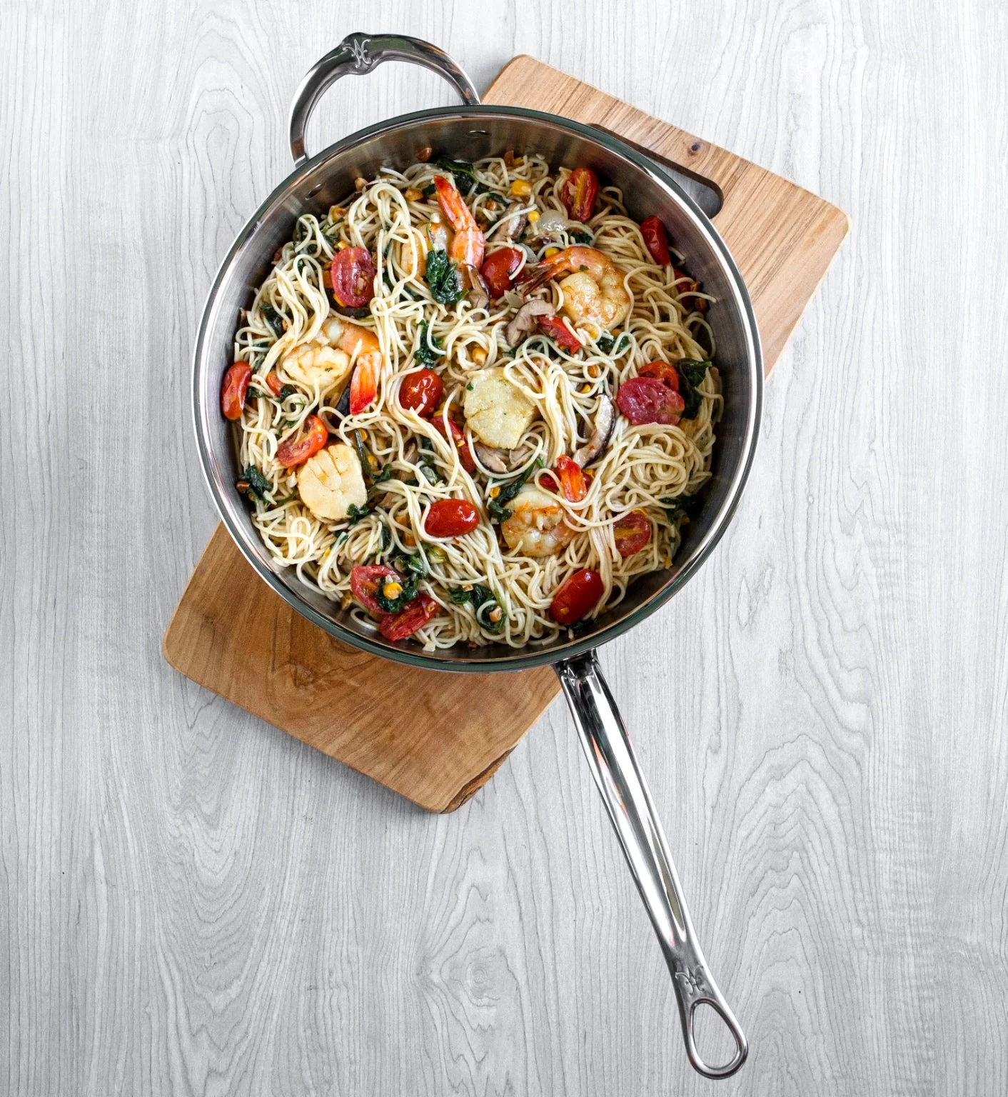 Hestan ProBond Induction Stainless Steel Essential Pan & Lid - 28cm (4.7L) - Image 4