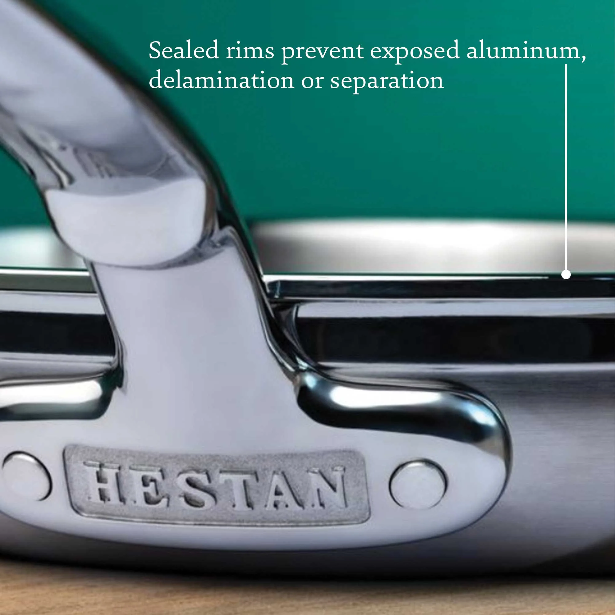 Hestan ProBond Induction Stainless Steel Skillets - Small, Medium & Large - Image 6