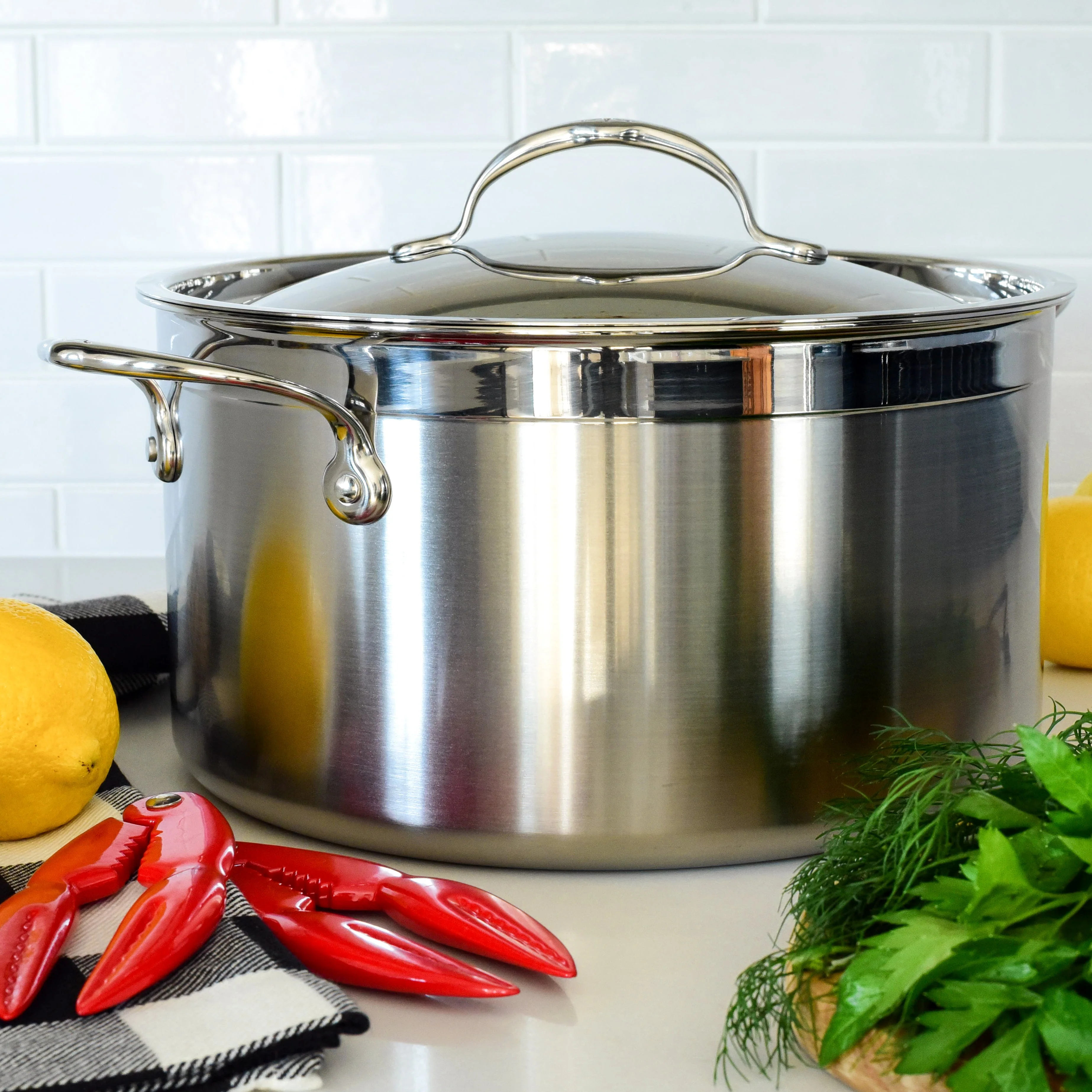 Hestan ProBond Induction Stainless Steel Stockpot & Lid - 26cm (7.6L) - Image 3
